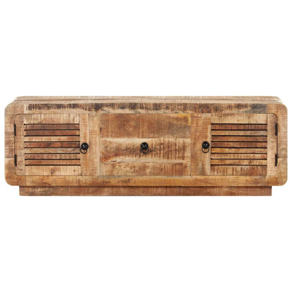 Tv-meubel 120x30x40 cm ruw mangohout
