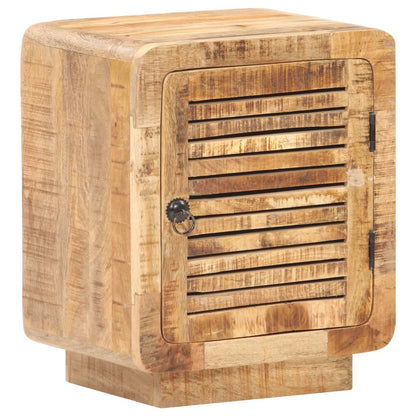 Nachtkastje 40X30X50 Cm Ruw Mangohout