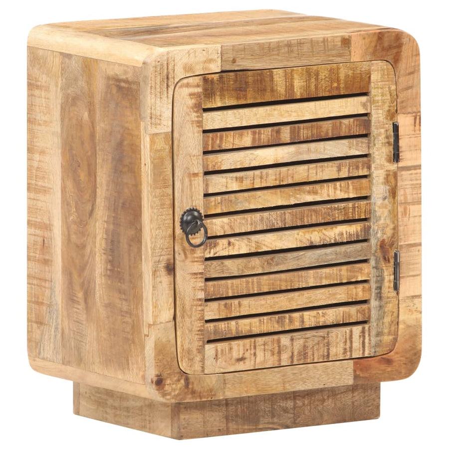 Nachtkastje 40X30X50 Cm Ruw Mangohout