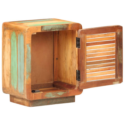Nachtkastje 40x30x50 cm massief gerecycled hout