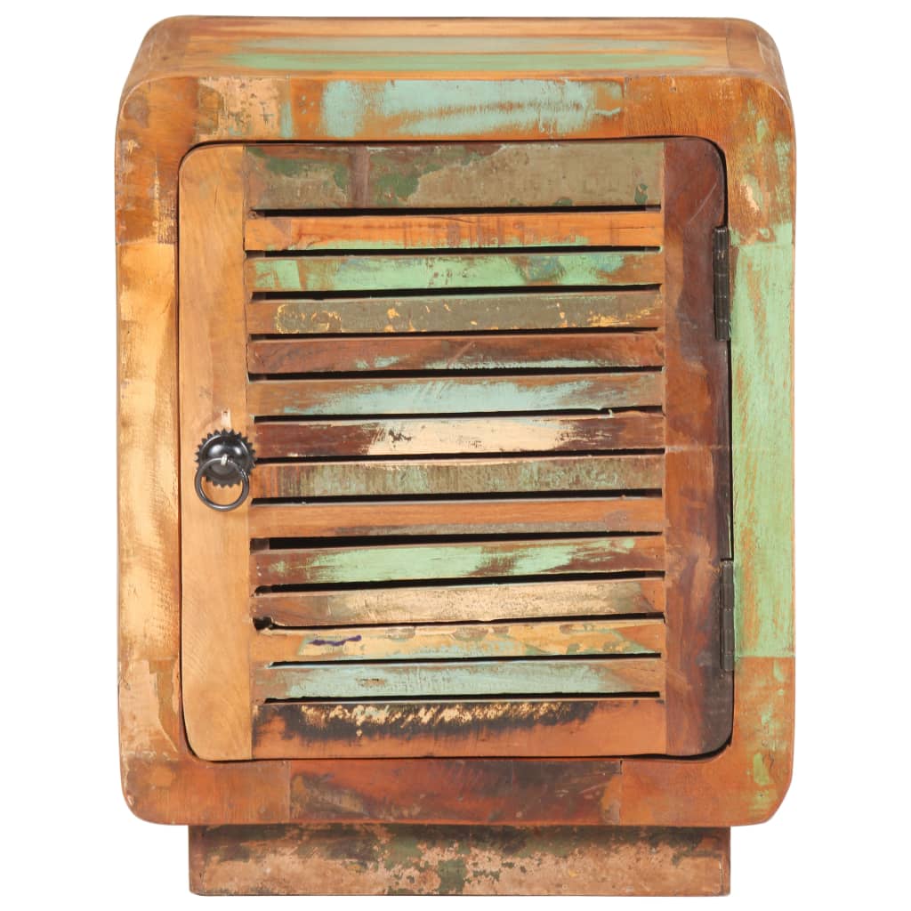 Nachtkastje 40x30x50 cm massief gerecycled hout