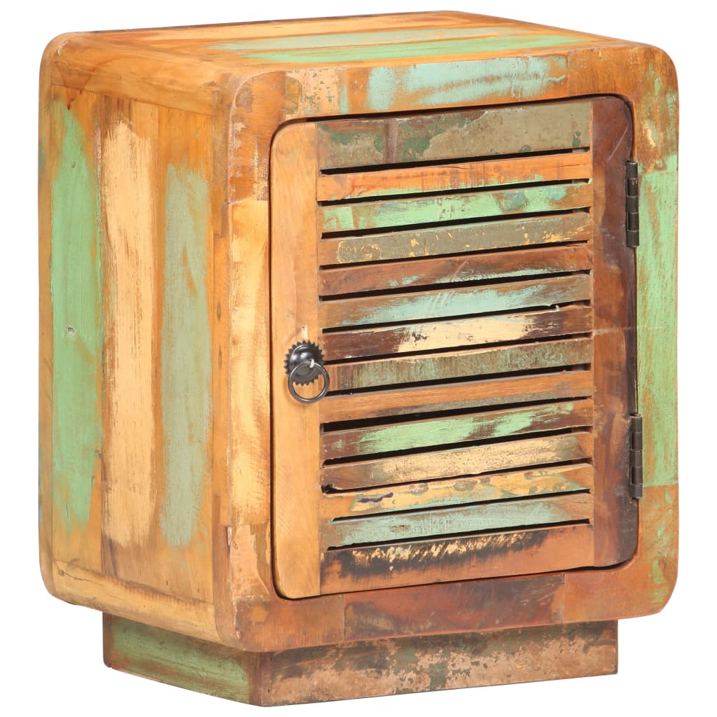 Nachtkastje 40x30x50 cm massief gerecycled hout