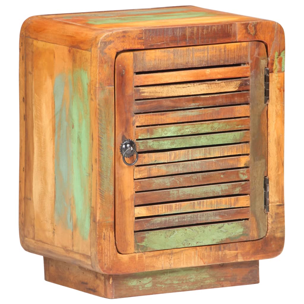 Nachtkastje 40x30x50 cm massief gerecycled hout