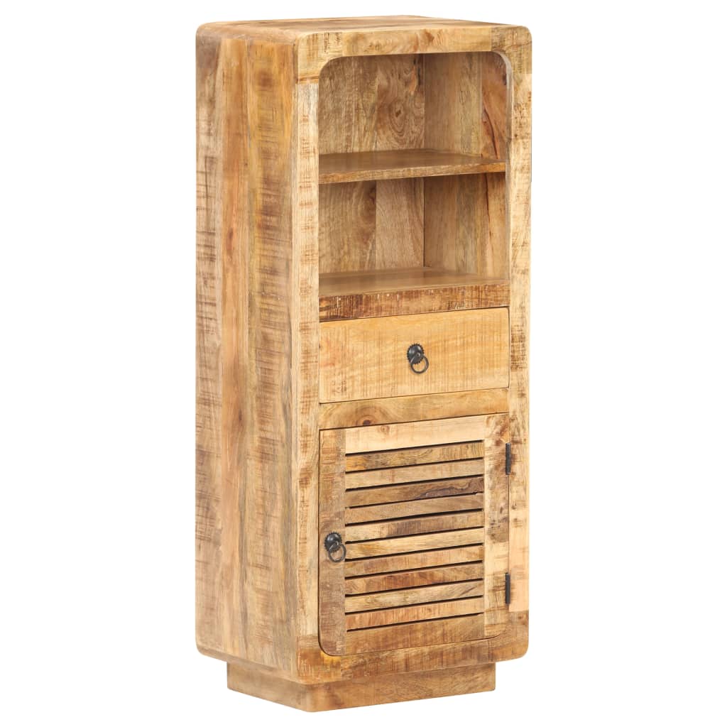 Hoge Kast 45X32X110 Cm Ruw mangohout
