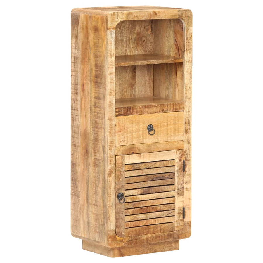 Hoge Kast 45X32X110 Cm Ruw mangohout