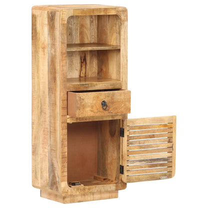 Hoge Kast 45X32X110 Cm Ruw mangohout