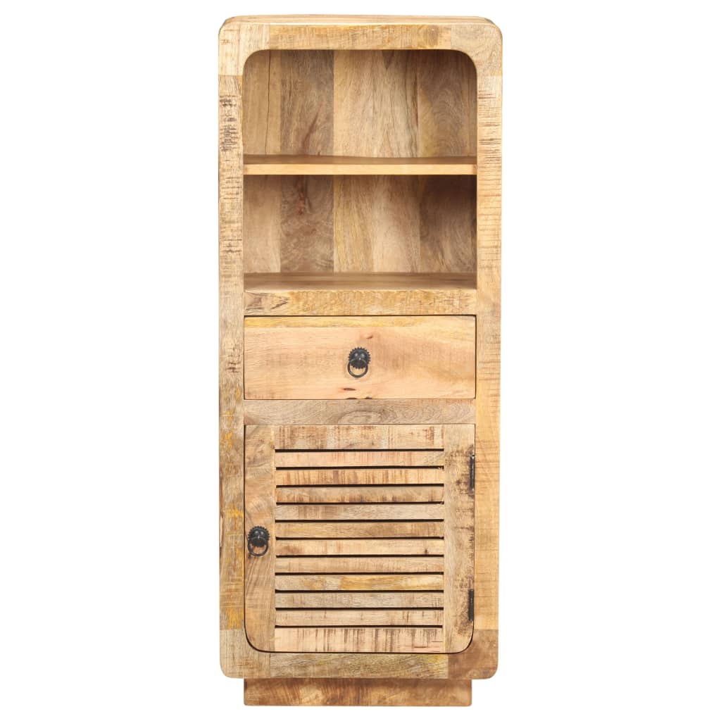 Hoge Kast 45X32X110 Cm Ruw mangohout
