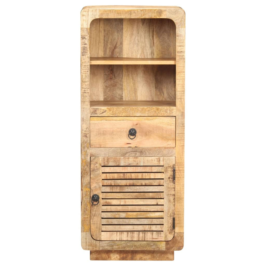 Hoge Kast 45X32X110 Cm Ruw mangohout