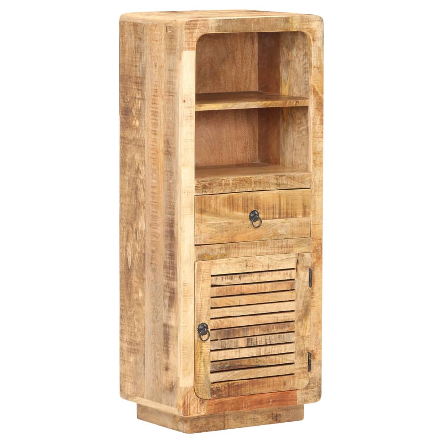 Hoge Kast 45X32X110 Cm Ruw mangohout