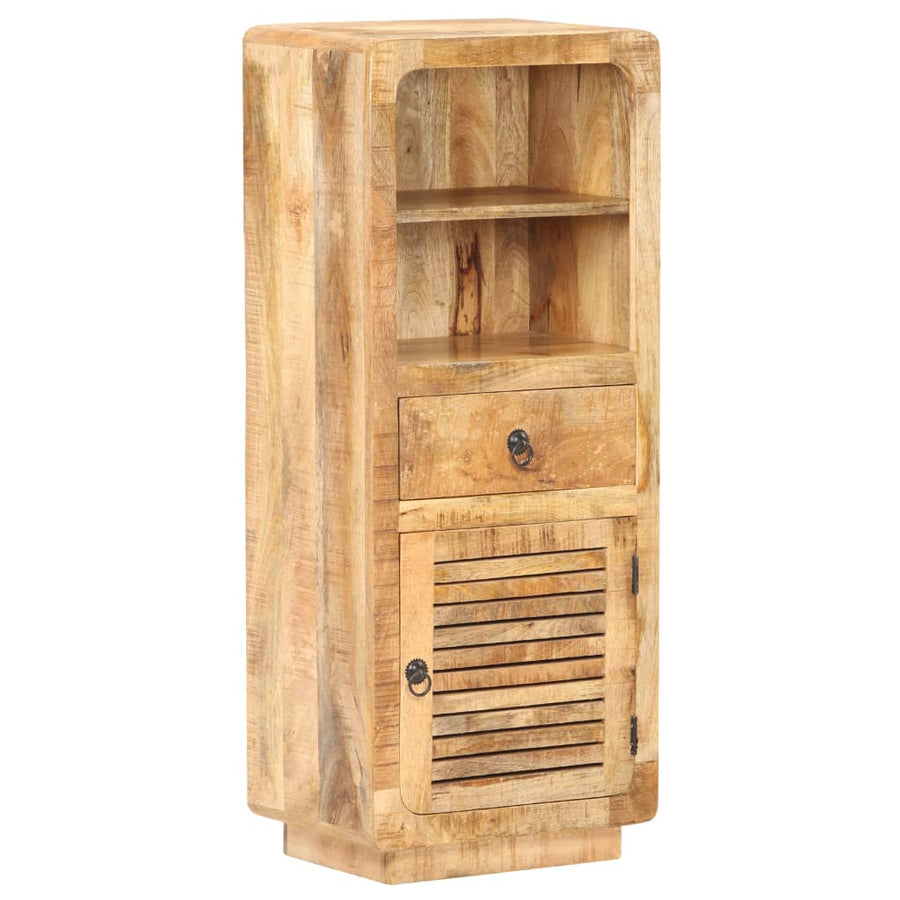 Hoge Kast 45X32X110 Cm Ruw mangohout