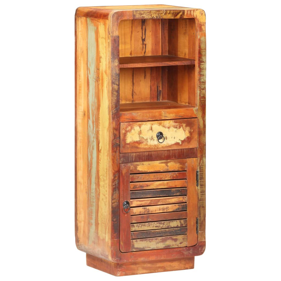 Hoge Kast 45X32X110 Cm Massief Gerecycled Hout