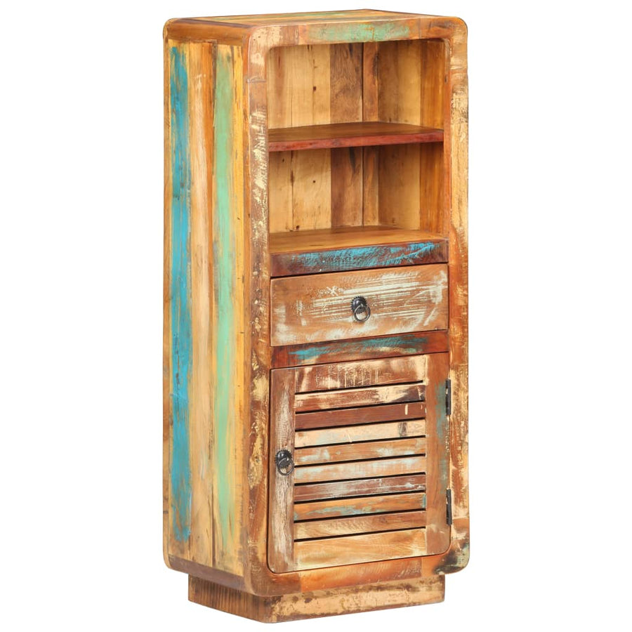 Hoge Kast 45X32X110 Cm Massief Gerecycled Hout