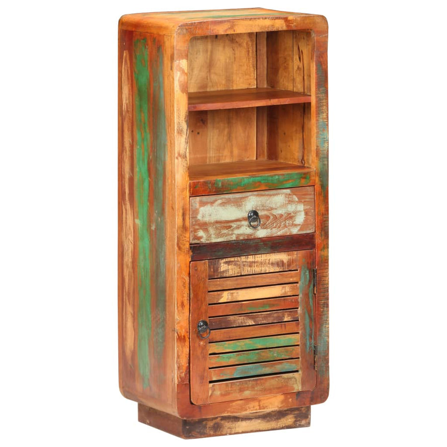 Hoge Kast 45X32X110 Cm Massief Gerecycled Hout