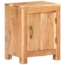 Nachtkastje 40X30X50 Cm Massief Acaciahout Donkerbruin