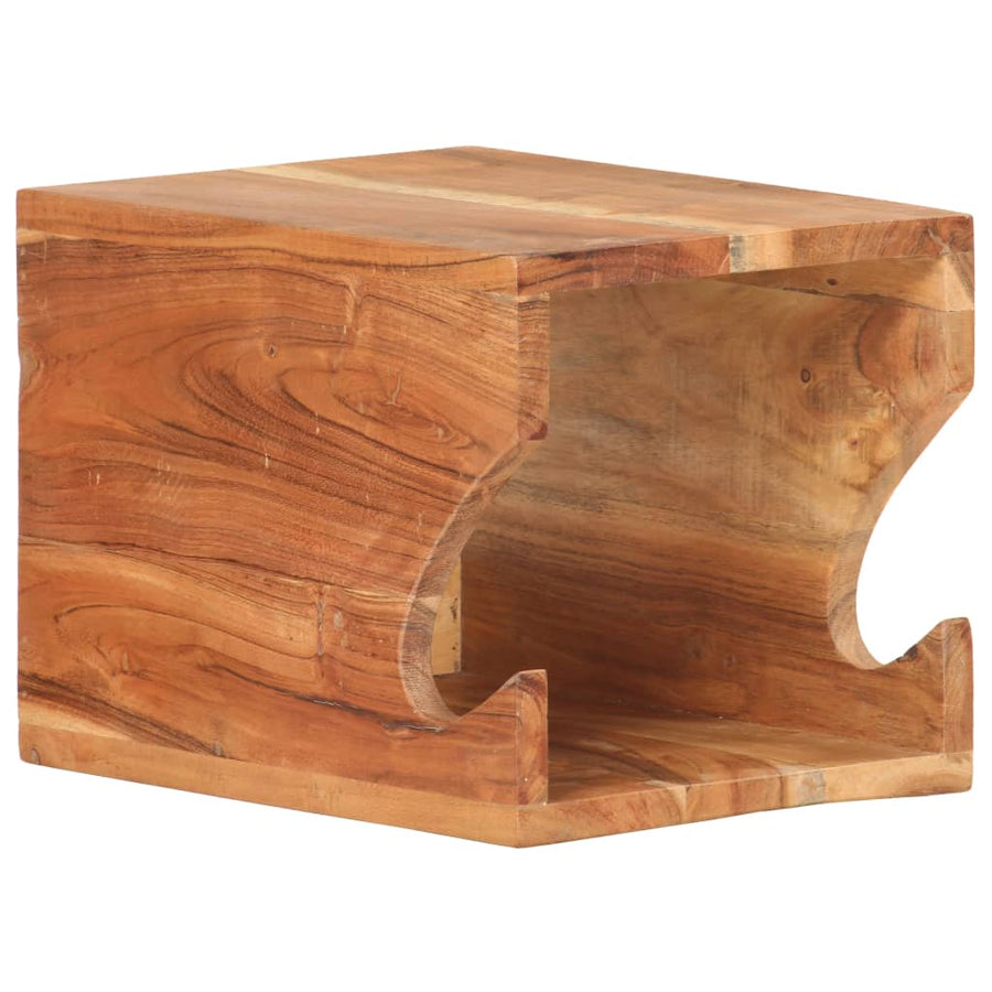 Wandfietsenrek 35X25X25 Cm Massief acaciahout