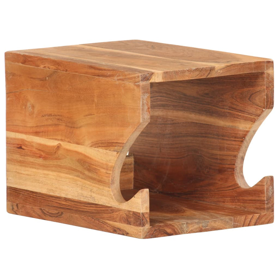 Wandfietsenrek 35X25X25 Cm Massief acaciahout