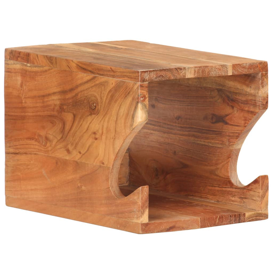 Wandfietsenrek 35X25X25 Cm Massief acaciahout