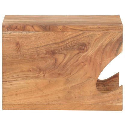 Wandfietsenrek 35X25X25 Cm Massief acaciahout