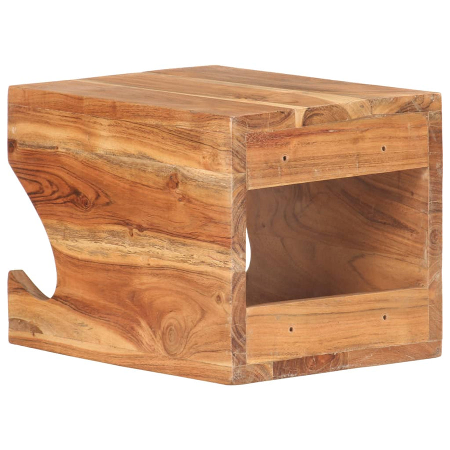 Wandfietsenrek 35X25X25 Cm Massief acaciahout