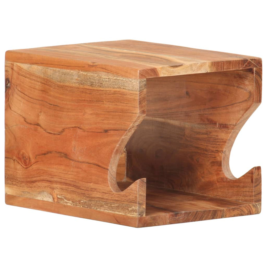 Wandfietsenrek 35X25X25 Cm Massief acaciahout