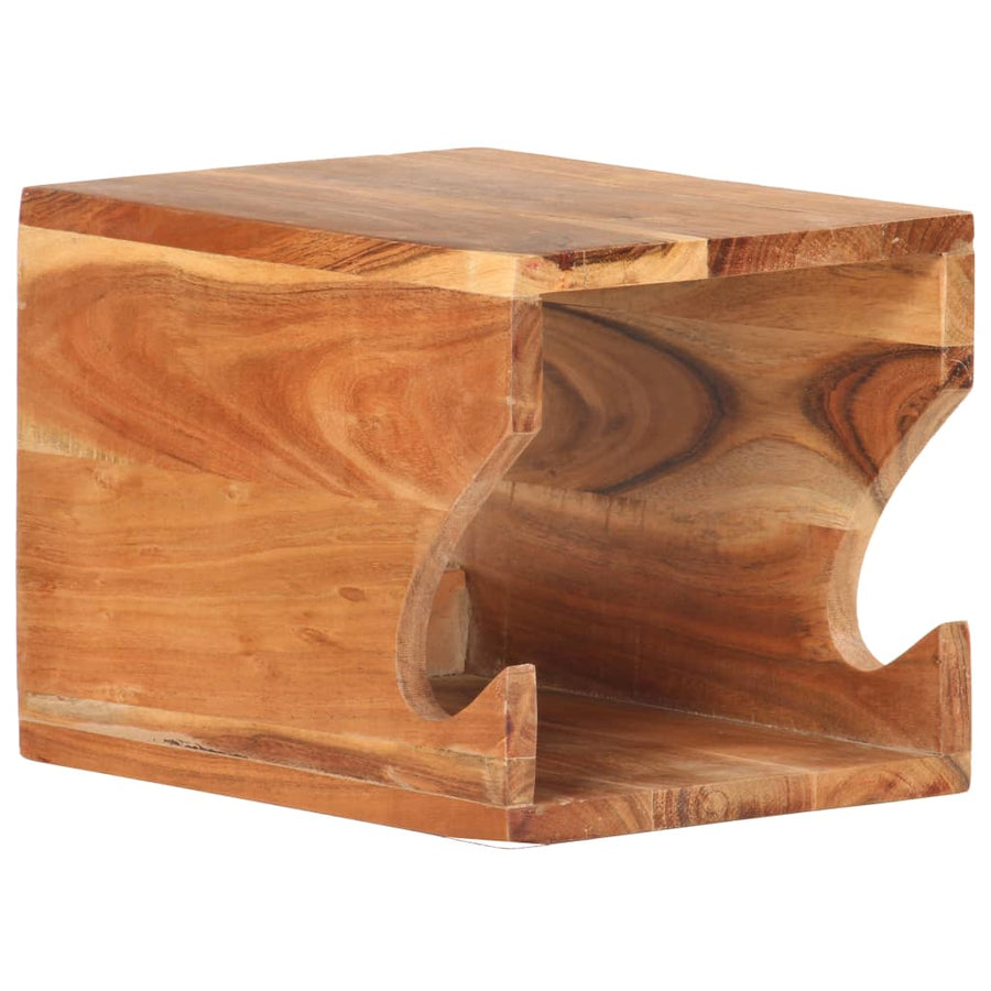 Wandfietsenrek 35X25X25 Cm Massief acaciahout