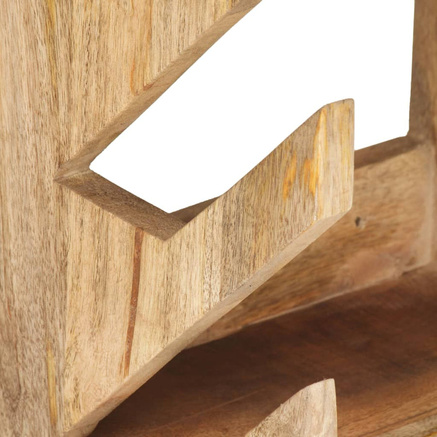 Wandskateboardhouder 25X20X30 Cm massief mangohout