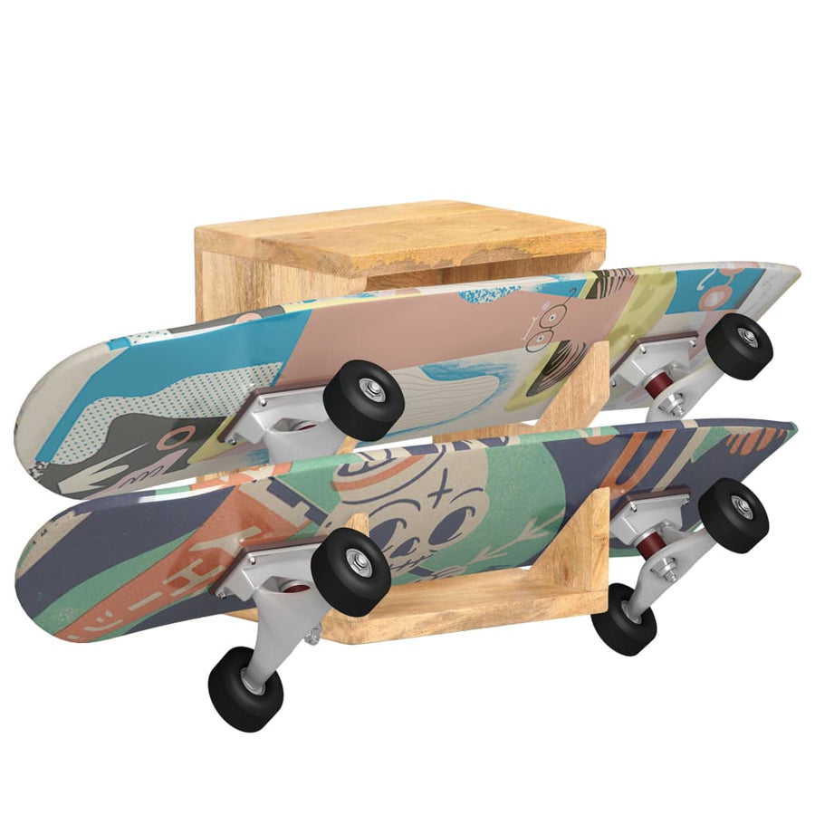 Wandskateboardhouder 25X20X30 Cm massief mangohout