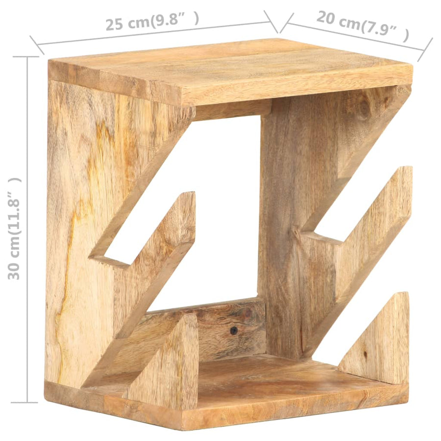 Wandskateboardhouder 25X20X30 Cm massief mangohout