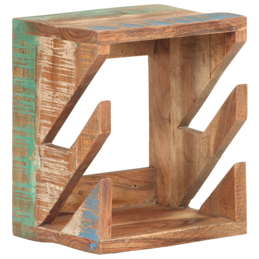 Wandskateboardhouder 25X20X30 Cm massief gerecycled hout