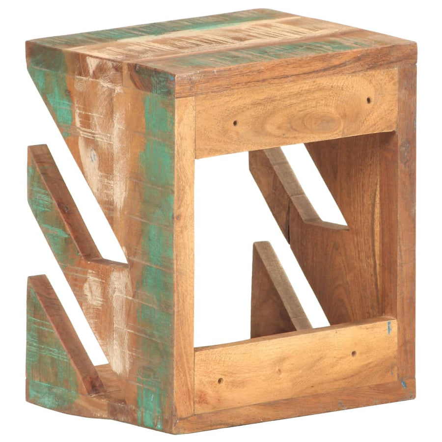 Wandskateboardhouder 25X20X30 Cm massief gerecycled hout