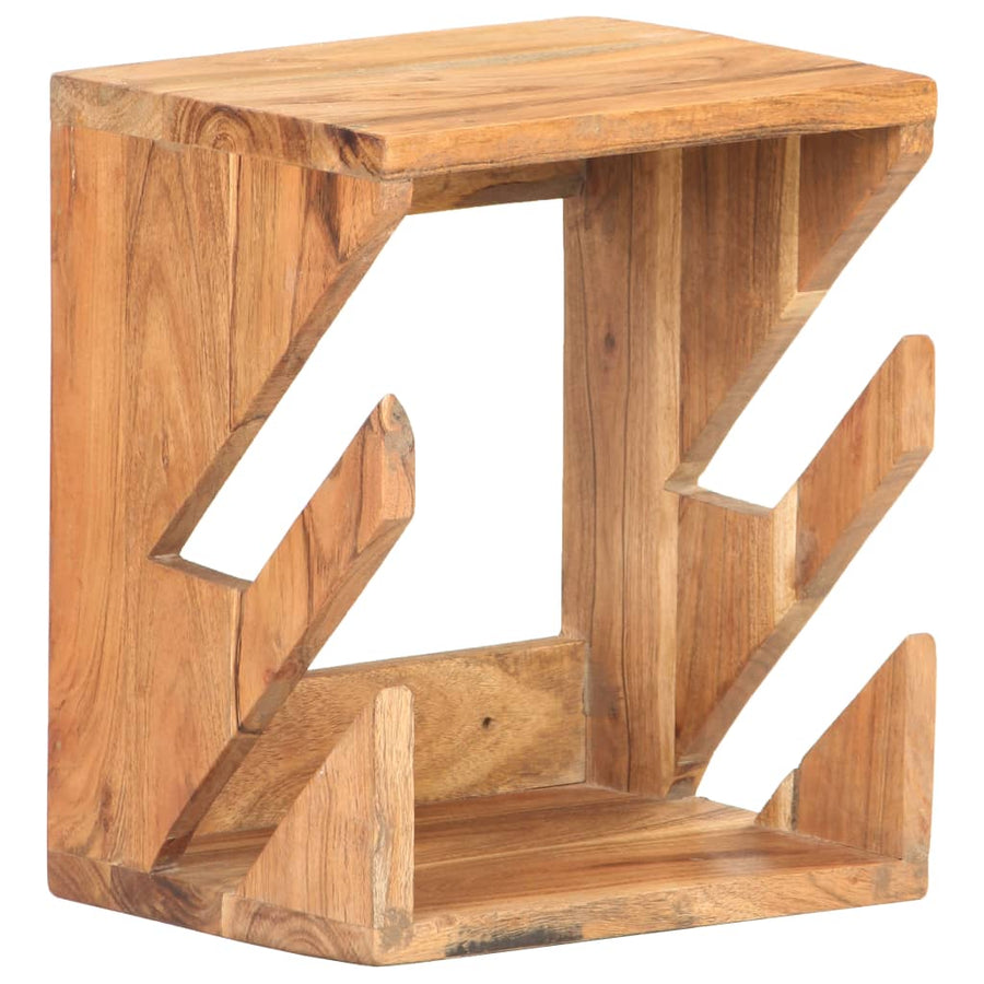 Wandskateboardhouder 25X20X30 Cm Massief acaciahout