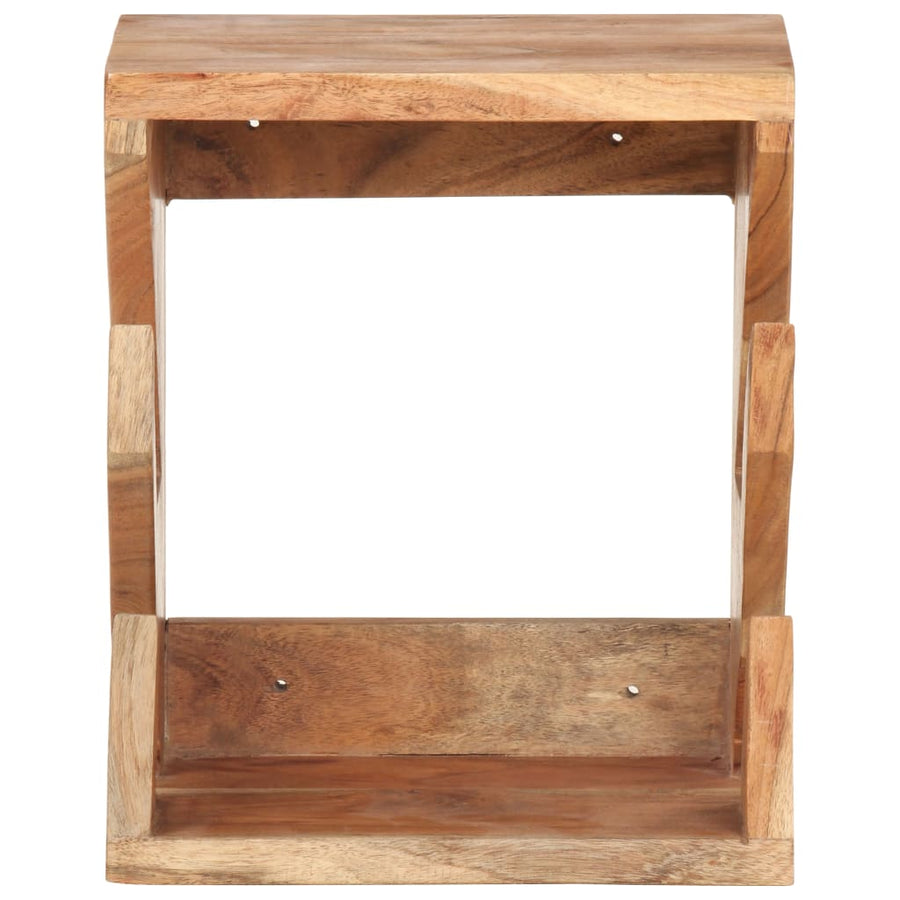 Wandskateboardhouder 25X20X30 Cm Massief acaciahout