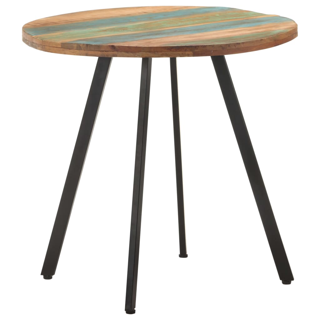 Eettafel 80 Cm Massief Gerecycled Hout