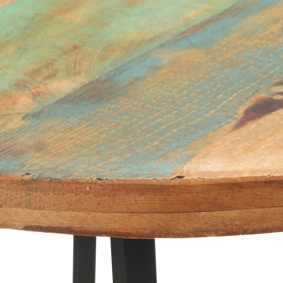 Eettafel 80 Cm Massief Gerecycled Hout