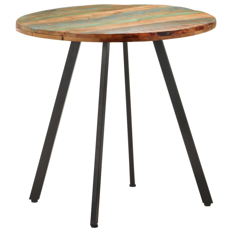Eettafel 80 Cm Massief Gerecycled Hout