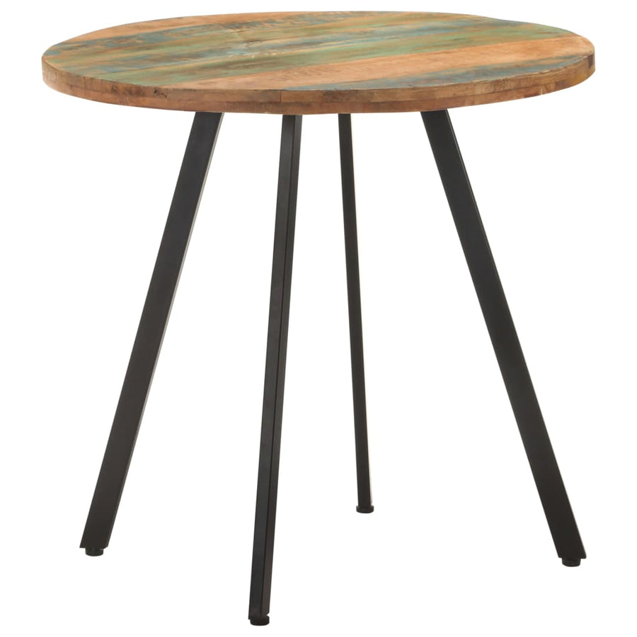 Eettafel 80 Cm Massief Gerecycled Hout