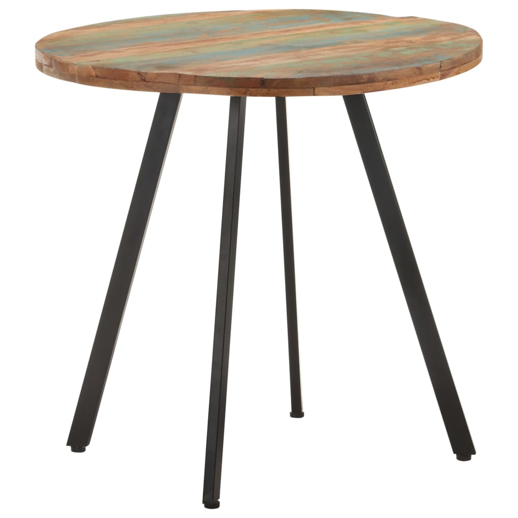 Eettafel 80 Cm Massief Gerecycled Hout