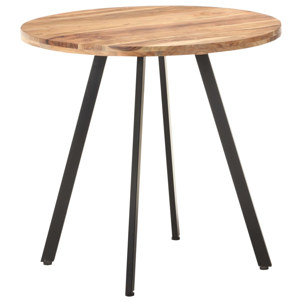 Eettafel 80 cm Massief acaciahout