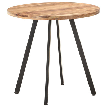 Eettafel 80 cm Massief acaciahout
