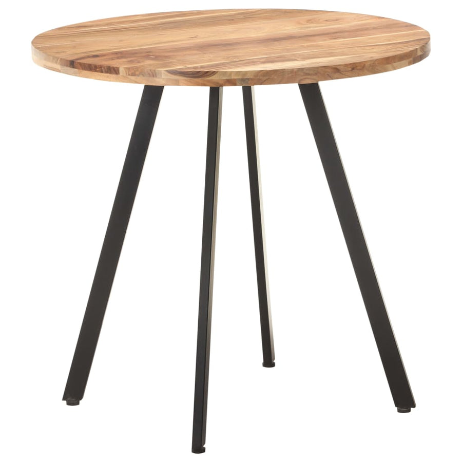 Eettafel 80 cm Massief acaciahout