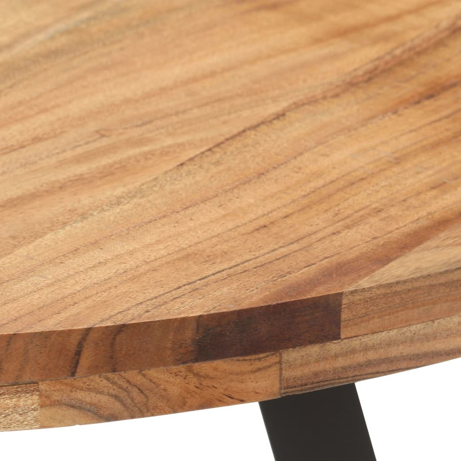Eettafel 80 cm Massief acaciahout