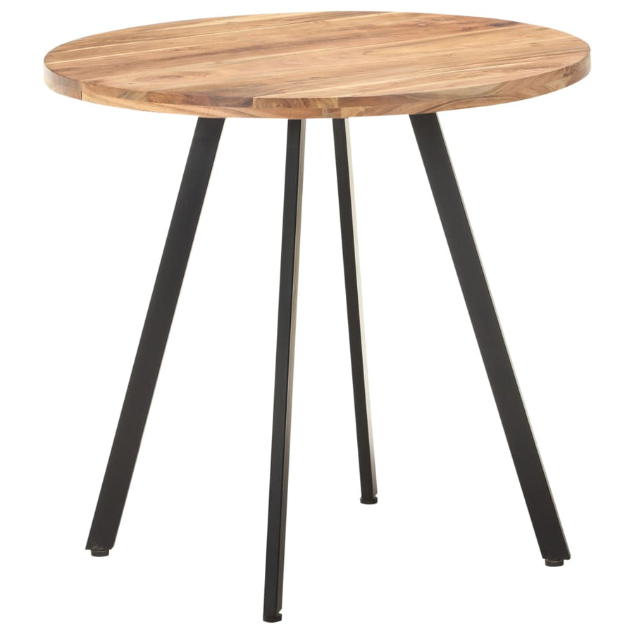 Eettafel 80 cm Massief acaciahout