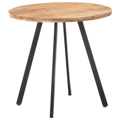Eettafel 80 cm Massief acaciahout