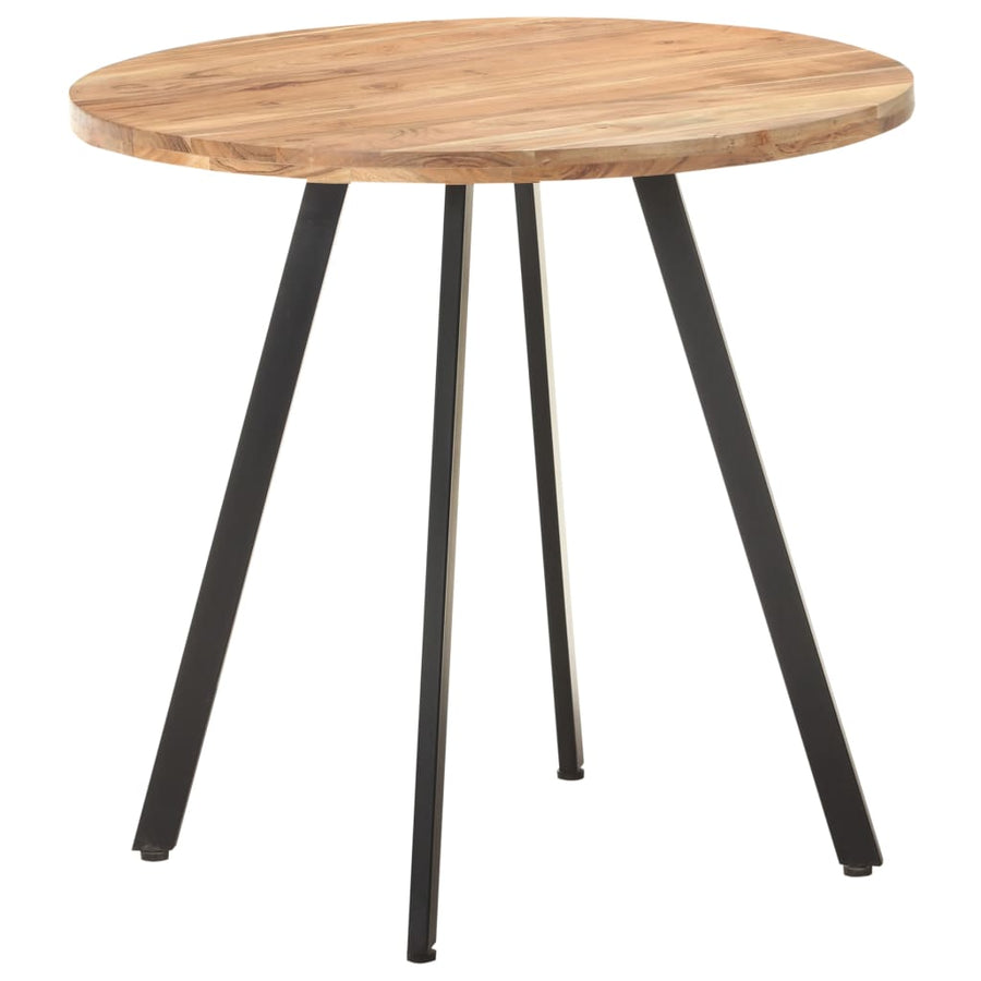 Eettafel 80 cm Massief acaciahout
