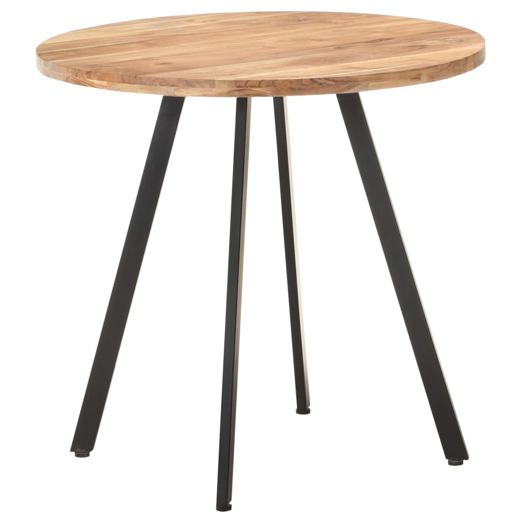 Eettafel 80 cm Massief acaciahout