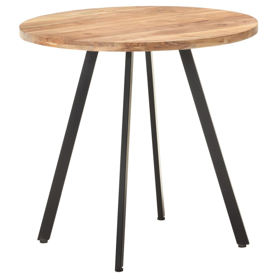 Eettafel 80 cm Massief acaciahout