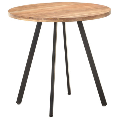 Eettafel 80 cm Massief acaciahout