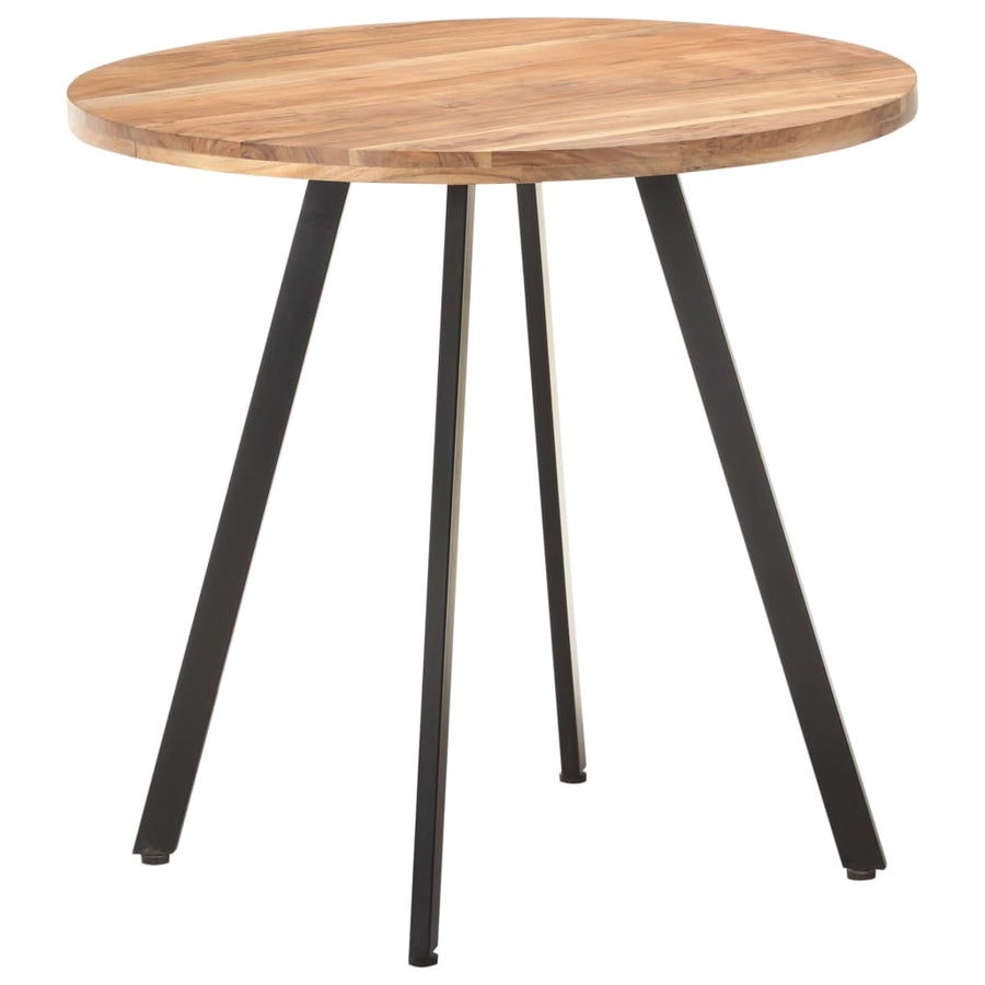 Eettafel 80 cm Massief acaciahout