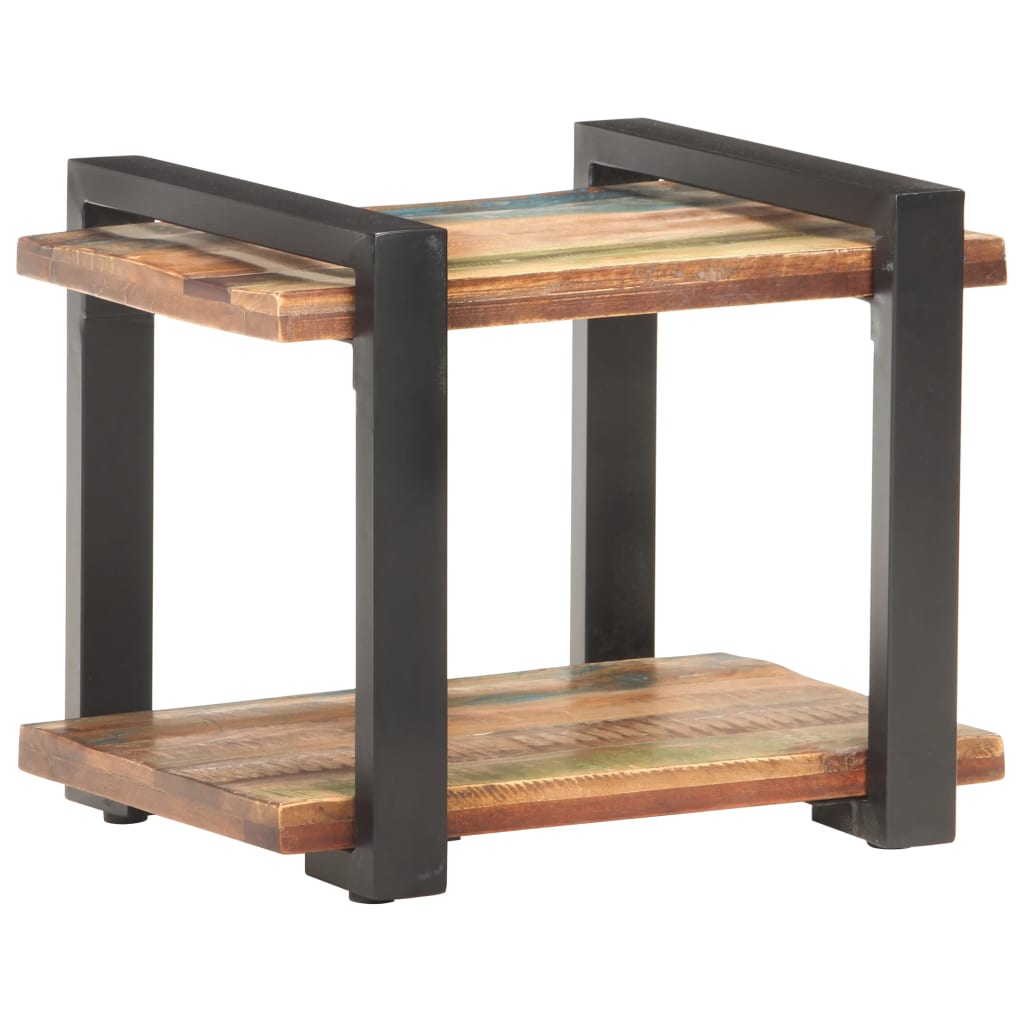 Nachtkastje 50X40X40 Cm massief gerecycled hout