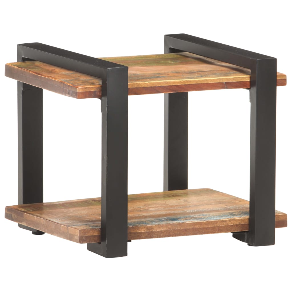 Nachtkastje 50X40X40 Cm massief gerecycled hout